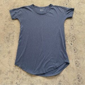 Pact Organic Sleep Tee Slate Blue Small Organic Cotton Night Shirt Nightgown
